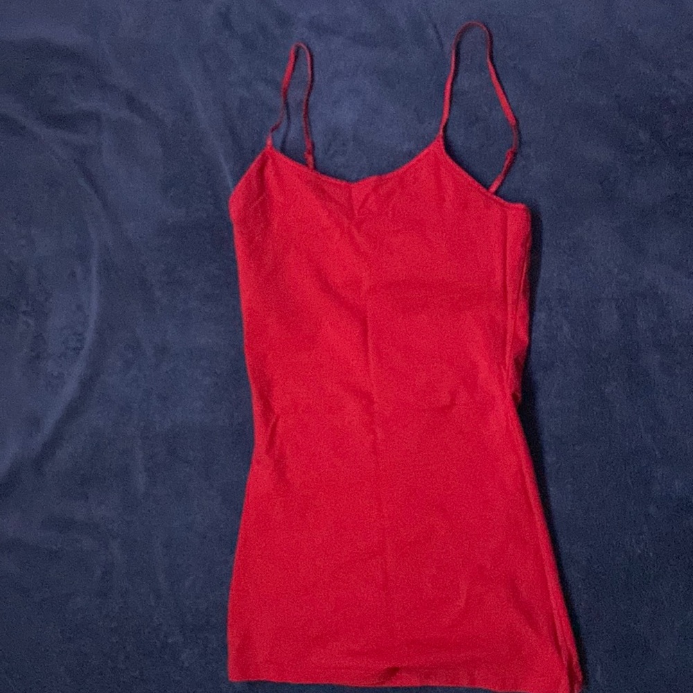 Small red women’s tank top